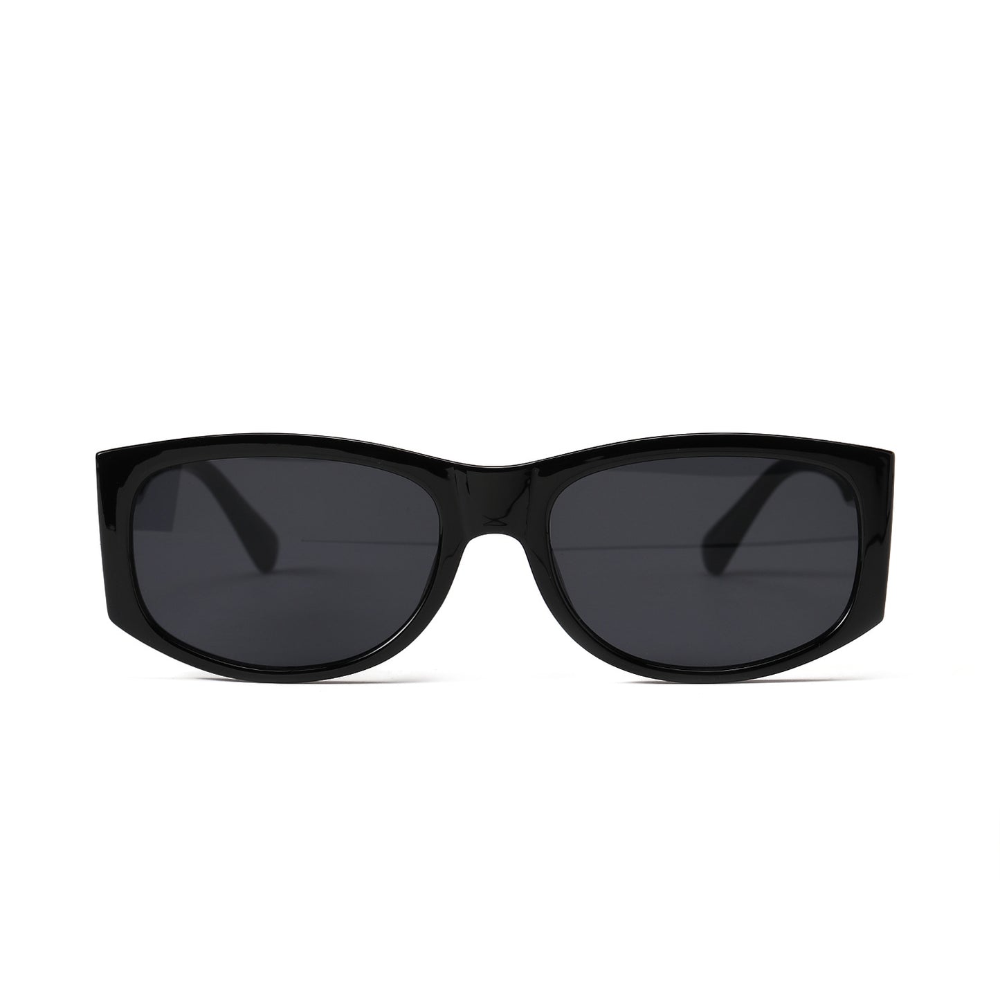 Damen stylische Sonnenbrille mit modernem transparentem Rahmen Brehn