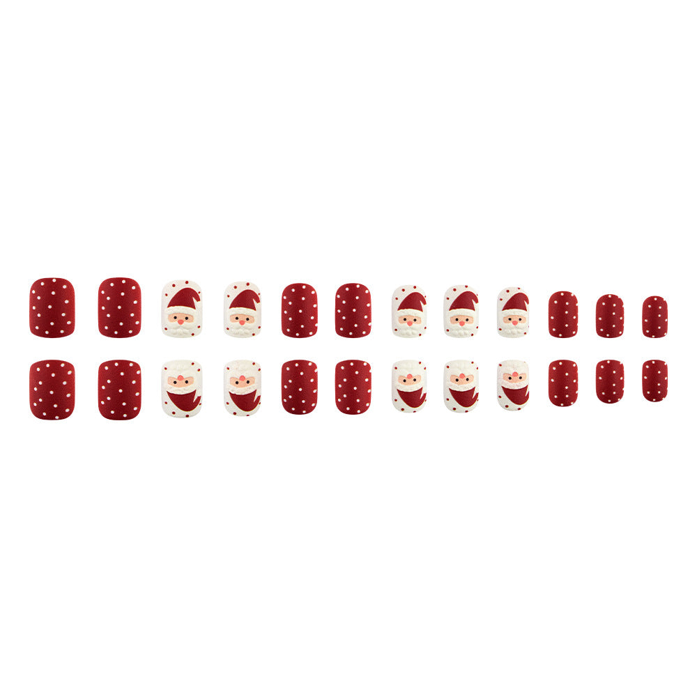 Festliche Santa-Themen-Nagelkunst Brehn