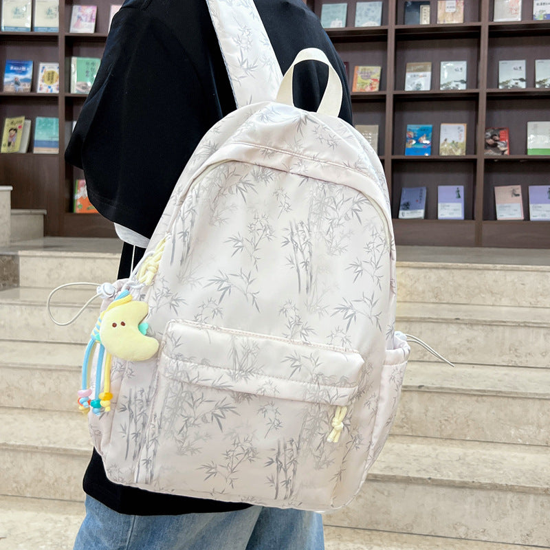 Stylischer Blumenmuster-Rucksack Brehn