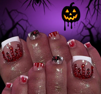 Halloween-Themen Dekorative Nagelkunst Set Brehn