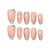 Elegantes Stiletto-Nagelkunst-Set mit silbernen Akzenten Brehn