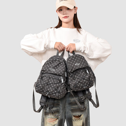 Trendy gepunkteter lässiger Rucksack Brehn