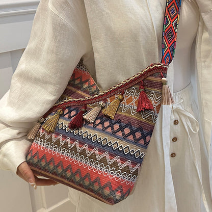 Bohemian gemusterte Slingtasche