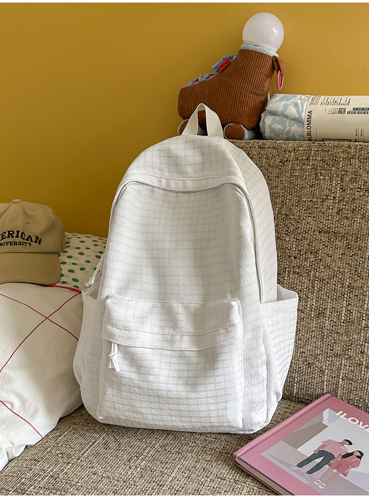 Leichter Rucksack mit Rautenmuster