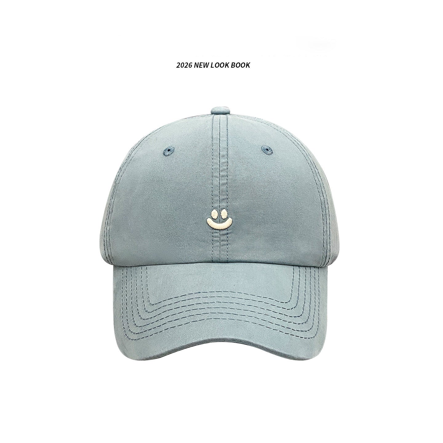 Minimalist Smile Bestickte Baseballkappe