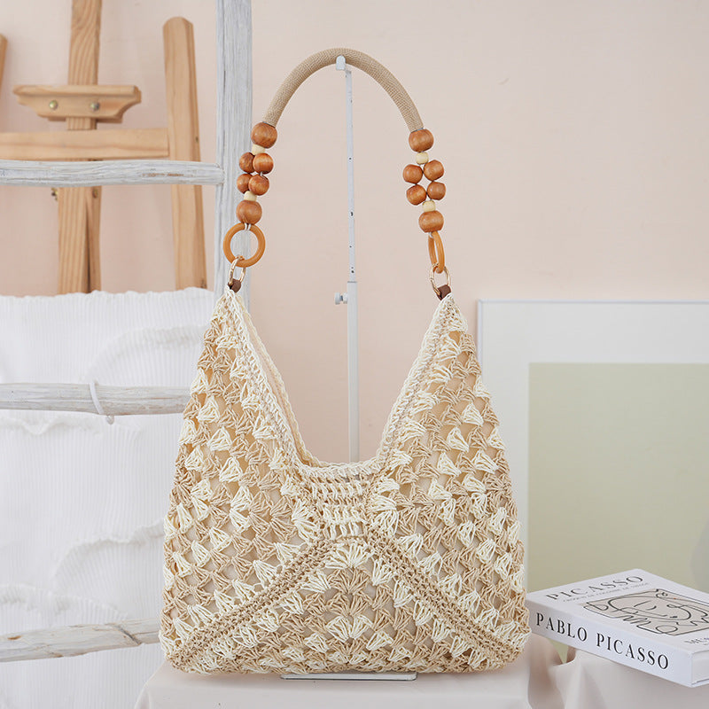 Handgefertigte Stricktafel-Tasche Brehn