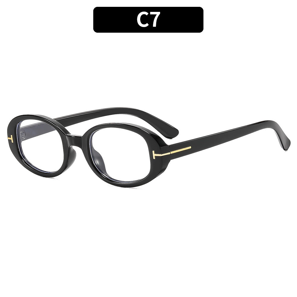 Vintage Oval Cat-Eye Sonnenbrille