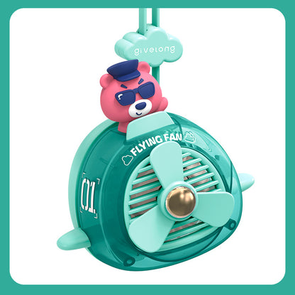 Unisex Tragbarer Mini-Ventilator mit süßem Tierdesign Brehn