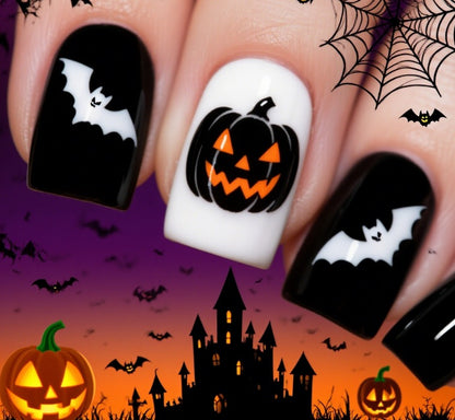 Halloween-Themen Nagelkunst Set Brehn
