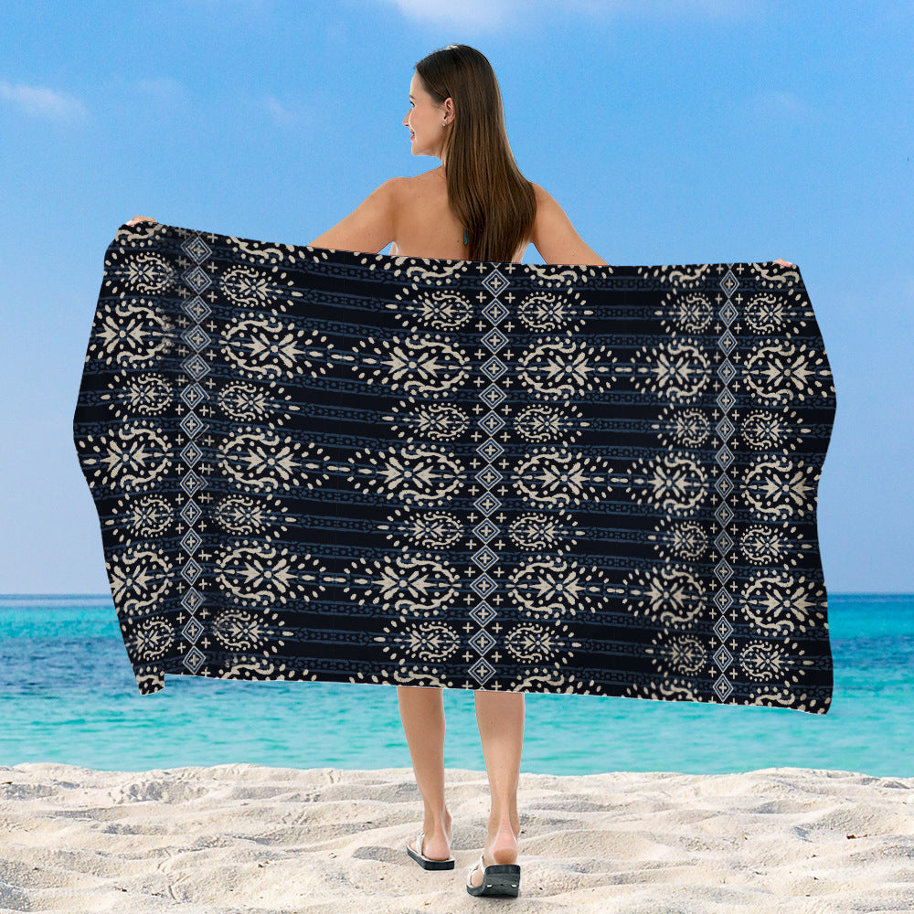 Strandtuch mit exklusivem geometrischen Muster Brehn