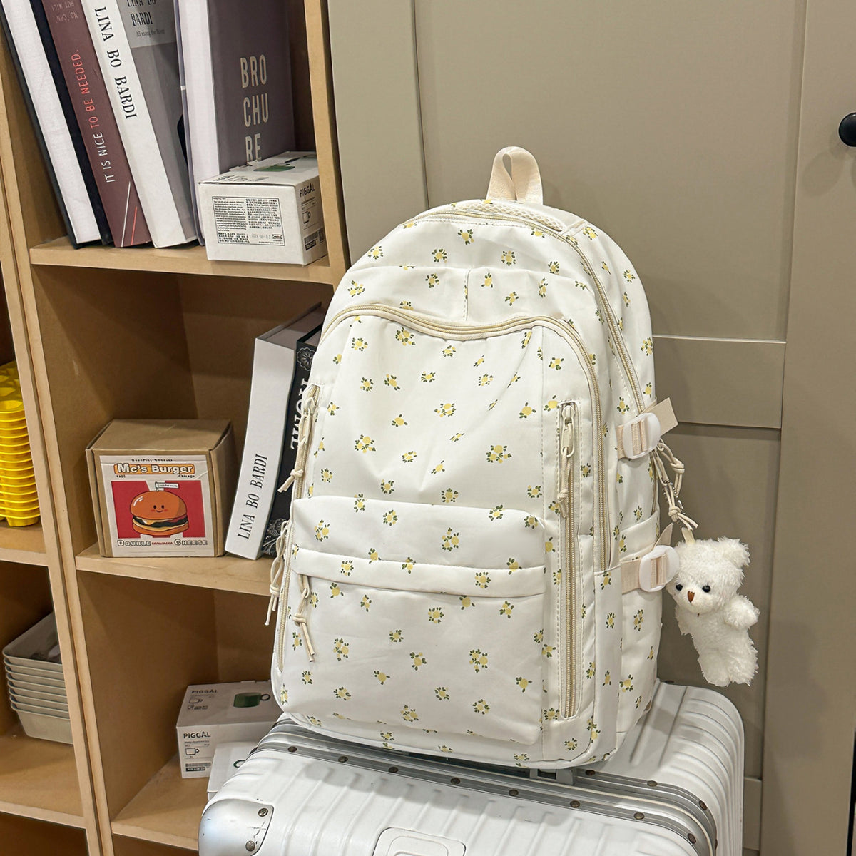 Blumenmuster Rucksack Brehn