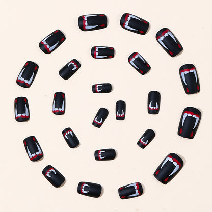 Vampir-Themen Acryl Nagelkunst Set Brehn