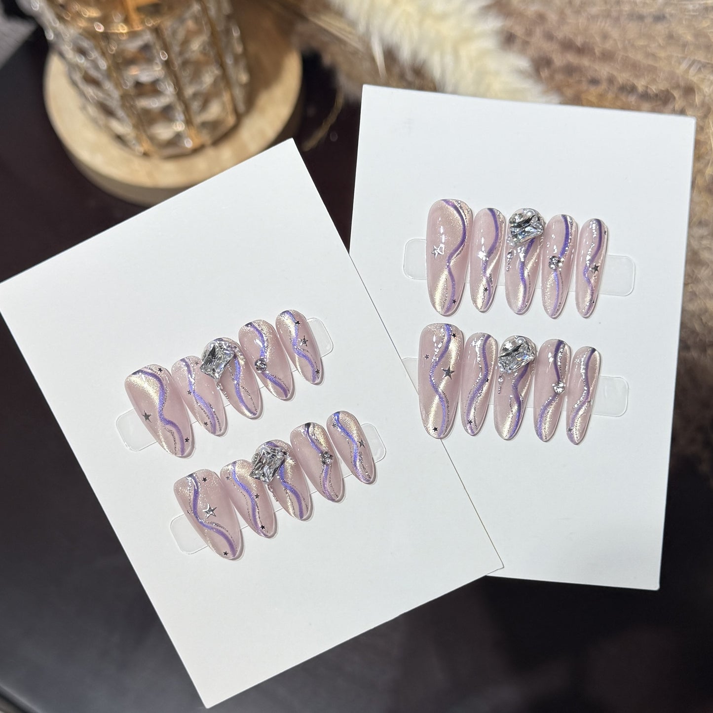 Glamouröses Dekoratives Nagelkunstset Brehn