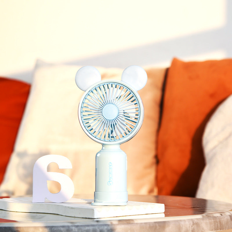 Damen Tragbarer Mini-Ventilator mit lustigem Tierdesign Brehn