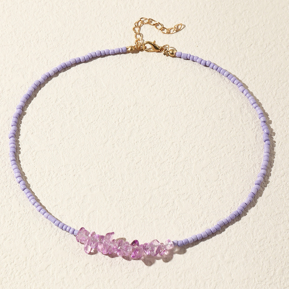 Perlen- und Perlenbesatz Choker-Halskette Brehn