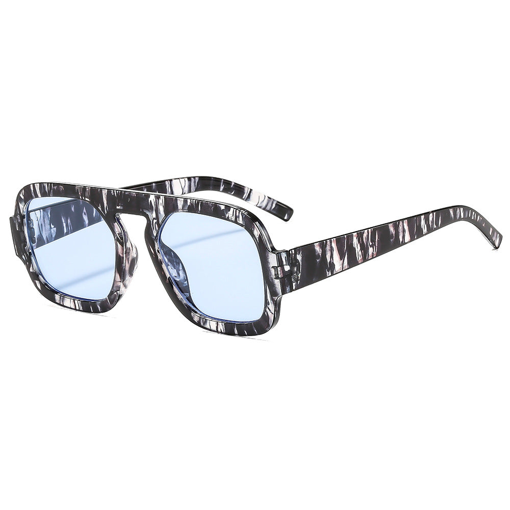 Herren Bold Retro-inspirierte quadratische Sonnenbrille Brehn