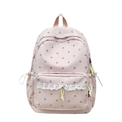Herz-Print Freizeit Rucksack Brehn