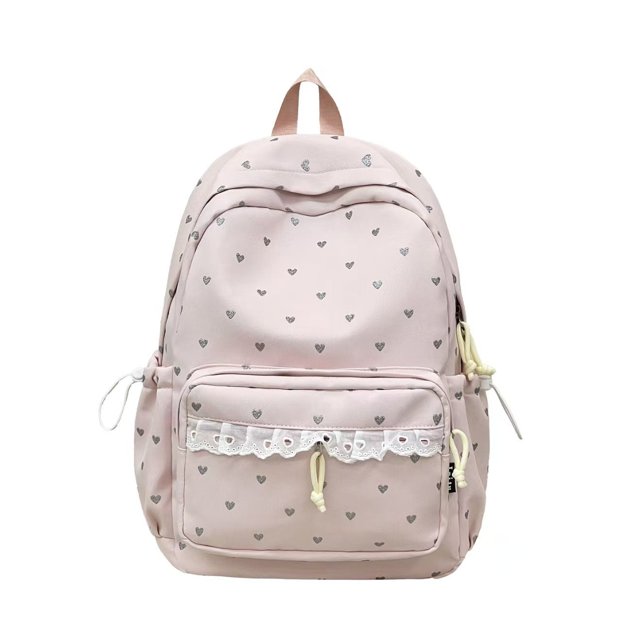 Rucksack mit Feinem Herzmotiv und Zarter Spitzenapplikation Brehn