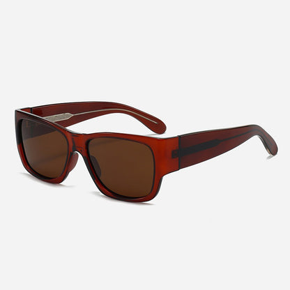 Herren Bold Square Frame Sonnenbrille Brehn