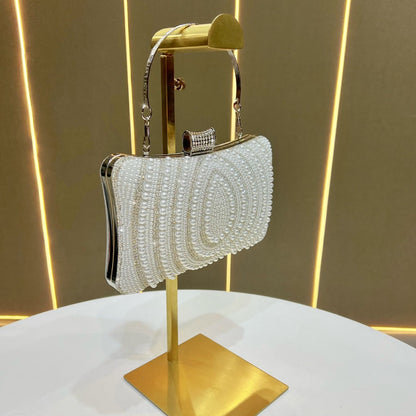 Glamouröse Perlenbestickte Abendhandtasche