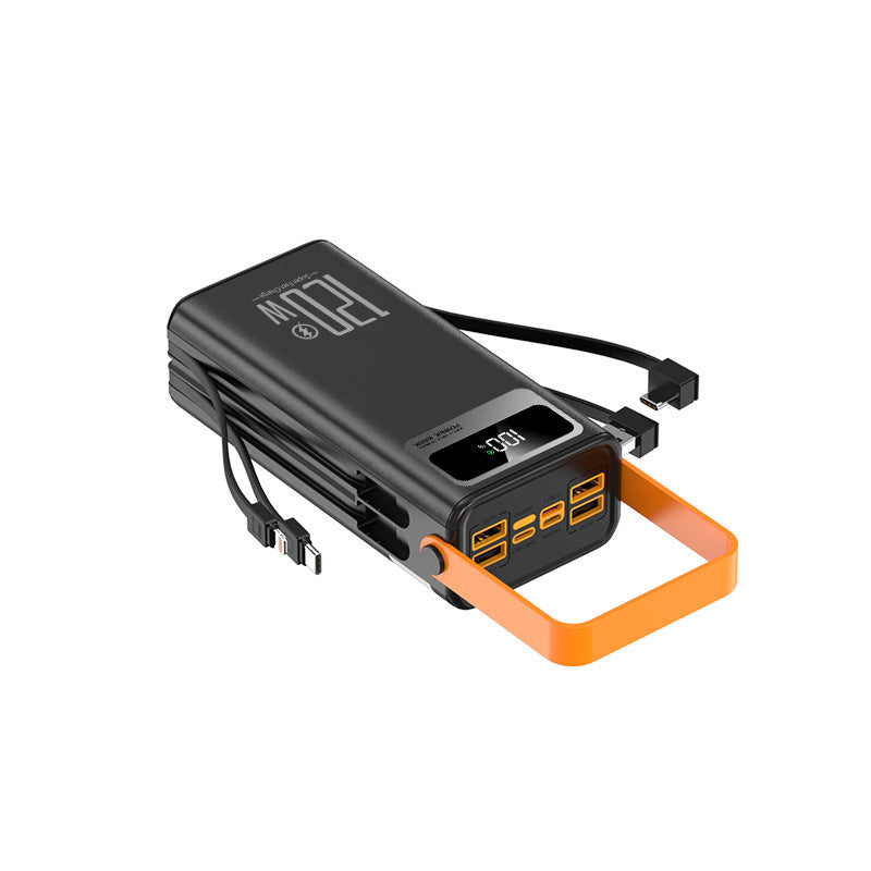 Tragbare Powerbank mit Multifunktionalem Ladeanschluss und Integrierter Schnellladetechnologie Brehn