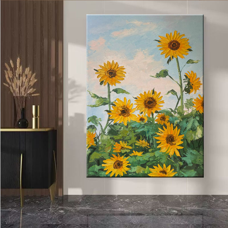 Sonnenblumen Leinwand Wandkunst