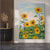 Sonnenblumen Leinwand Wandkunst