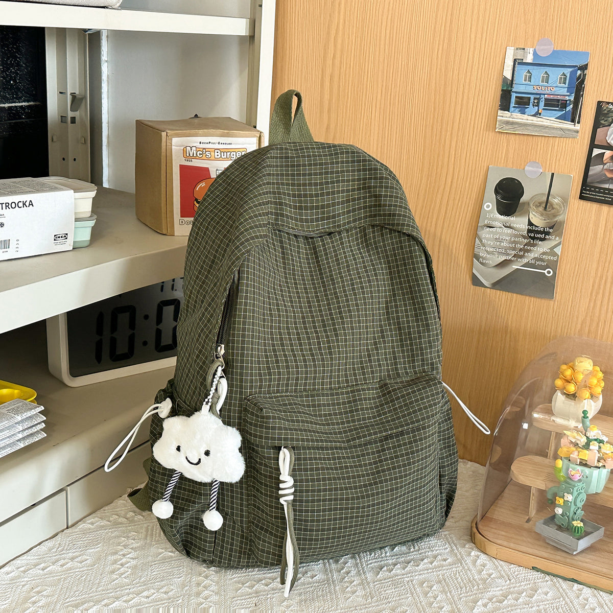 Stylischer Mehrfach-Taschen Tagesrucksack Brehn