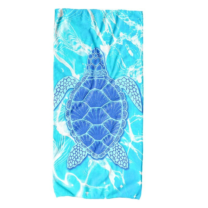 Strandtuch mit kreativem Schildkrötenmuster Brehn