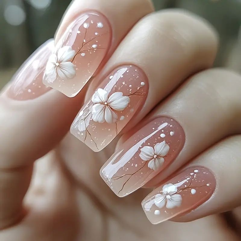 Floral Nail Art Design Brehn 1789915300