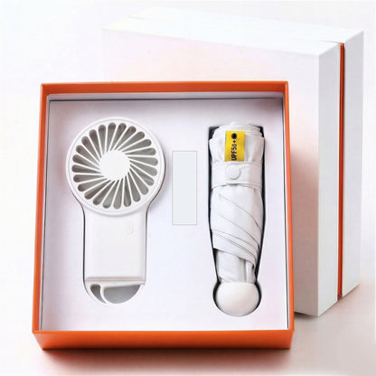 Unisex Tragbares Ventilator- und Trinkflaschen-Set Brehn