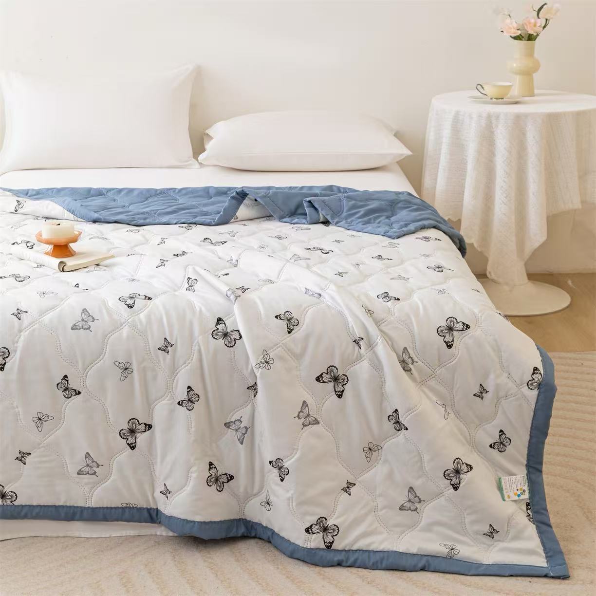 Damen Kuschelige Decke mit verspieltem Schleifen-Design Brehn