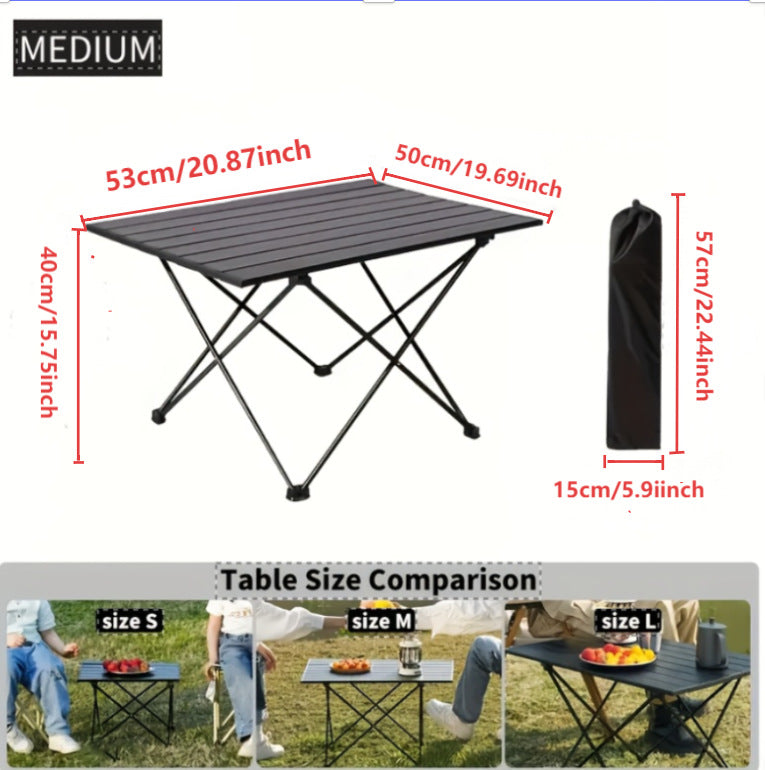 Damen Leichter Campingfaltisch Brehn