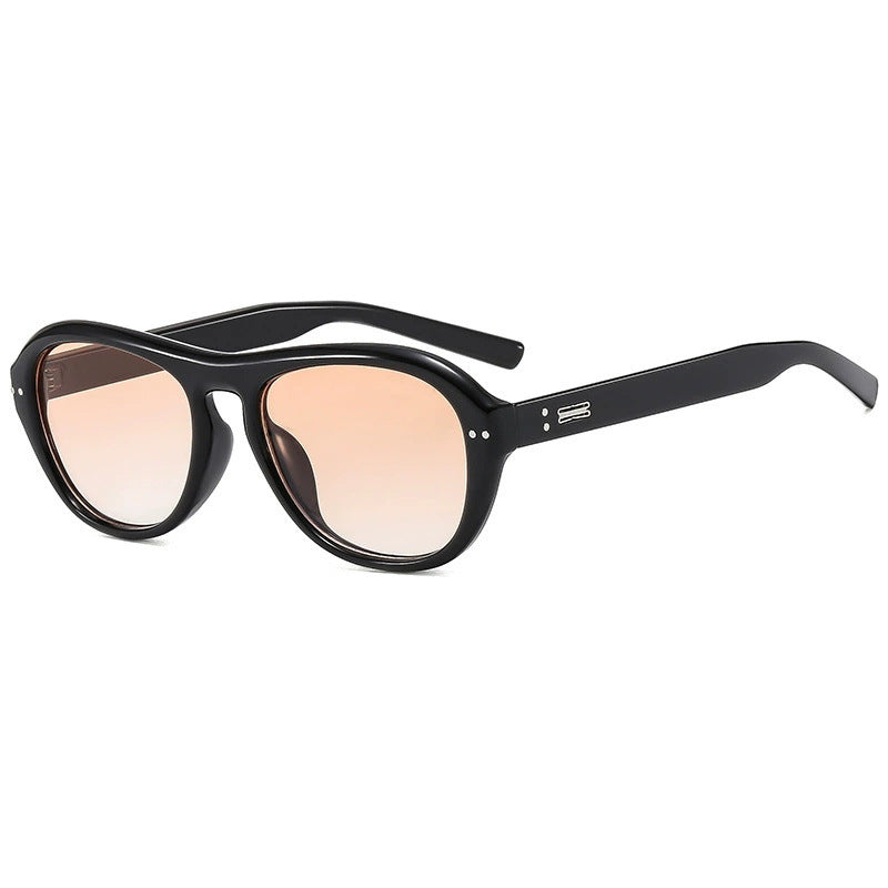 Damen modische Brille mit modischem gestreckt Rahmen und hochwertigem Kunststoff Brehn