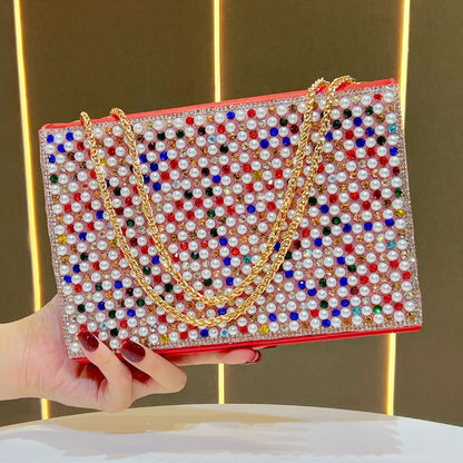 Bejeweled Abend-Clutch