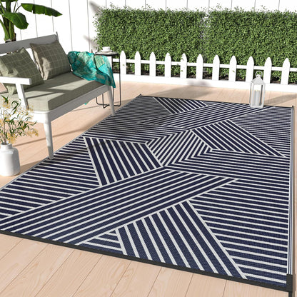Geometrisch gemusterte Outdoor-Bereichsmatte