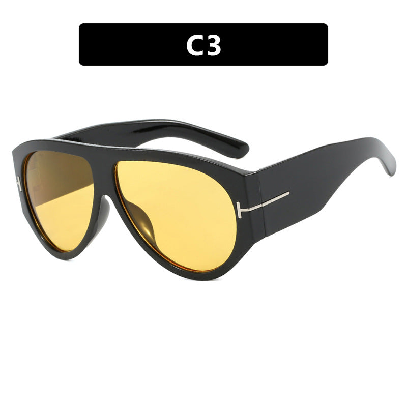 Damen modische oversized Sonnenbrille im Retro-Stil Brehn