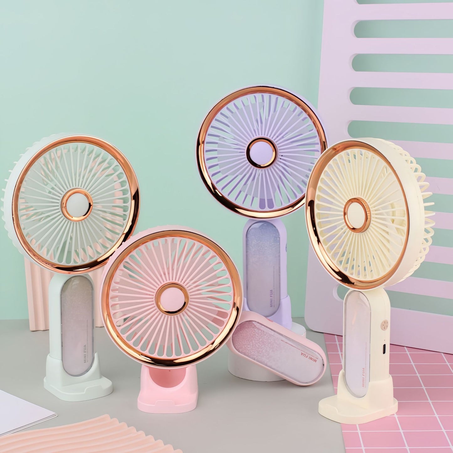 Damen Tragbarer Mini-Ventilator mit innovativem Luftstromsystem Brehn