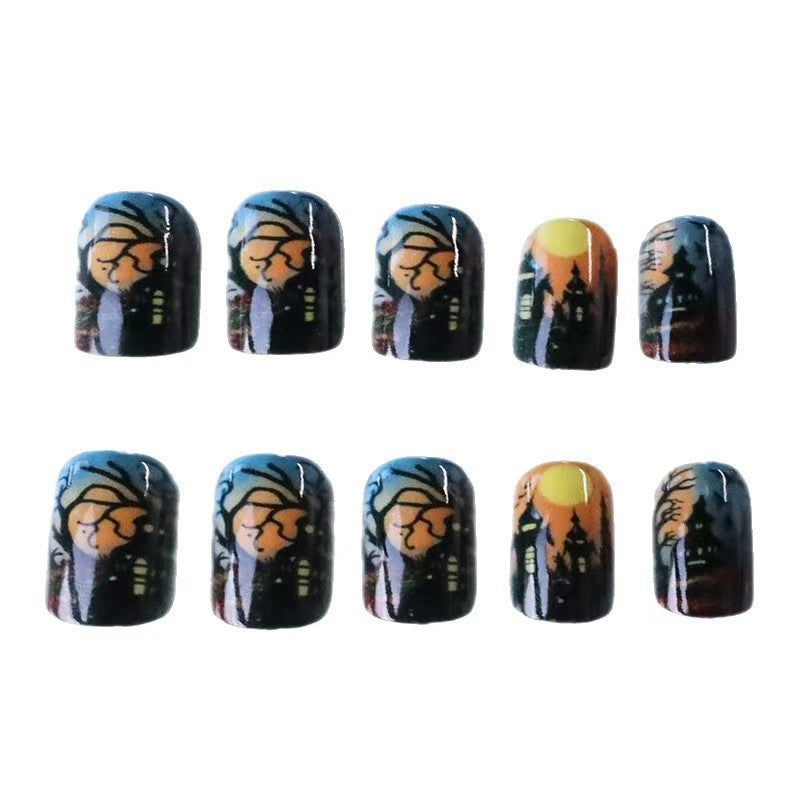 Halloween Kunstnagel-Set Brehn