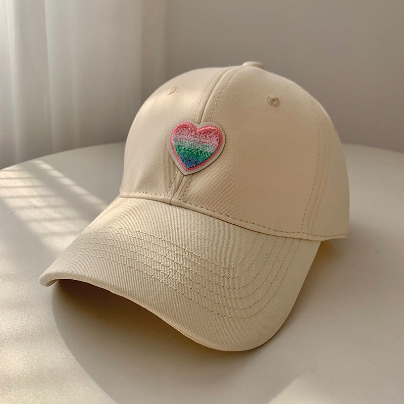 Damen Casual Herz Bestickte Baseballmütze Brehn