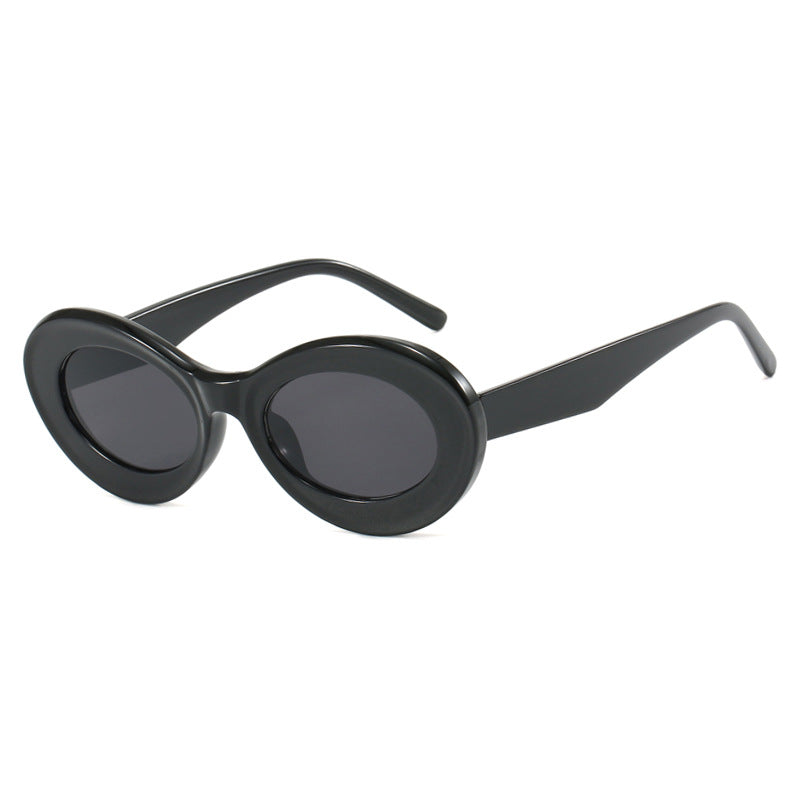 Damen ovale Sonnenbrille mit modernen Gläsern Brehn