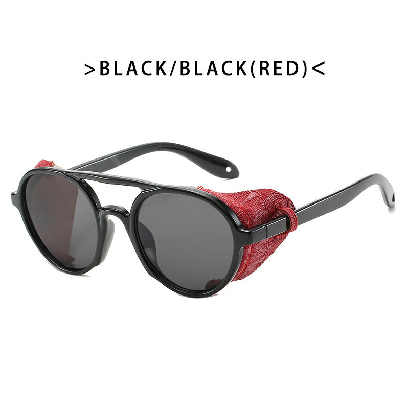 Damen trendige Fashion-Sonnenbrille mit innovativem  Rahmenbrett Brehn