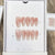 Elegantes blumeninspiriertes Press-On-Nagelset Brehn