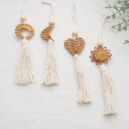 Boho Chic Geflochtenes Herz Wandbehang Brehn