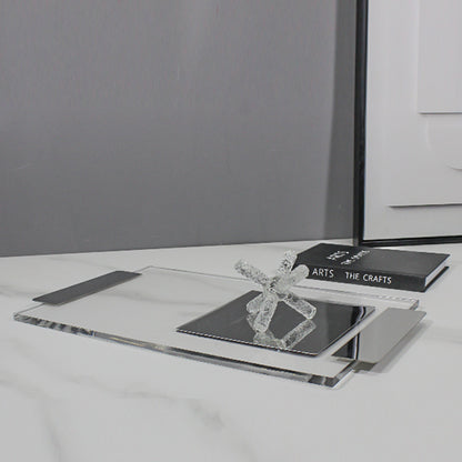 Acryl Dekoratives Serviertablett
