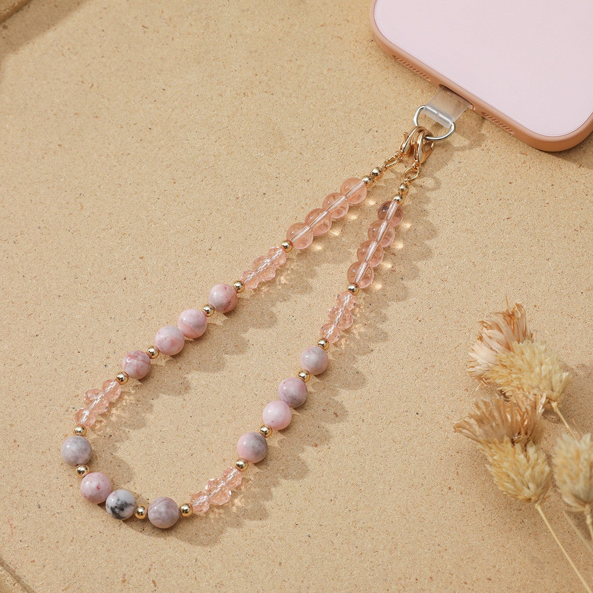 Perlen-Handykette Halter Brehn
