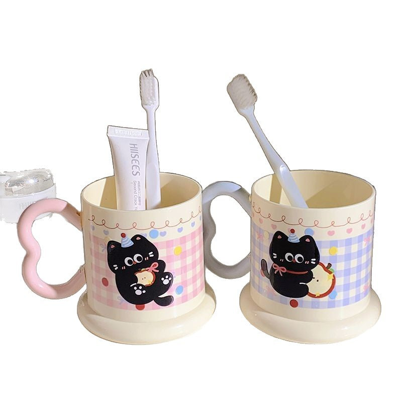 Keramiktasse mit Verspieltem Katzenmotiv Brehn