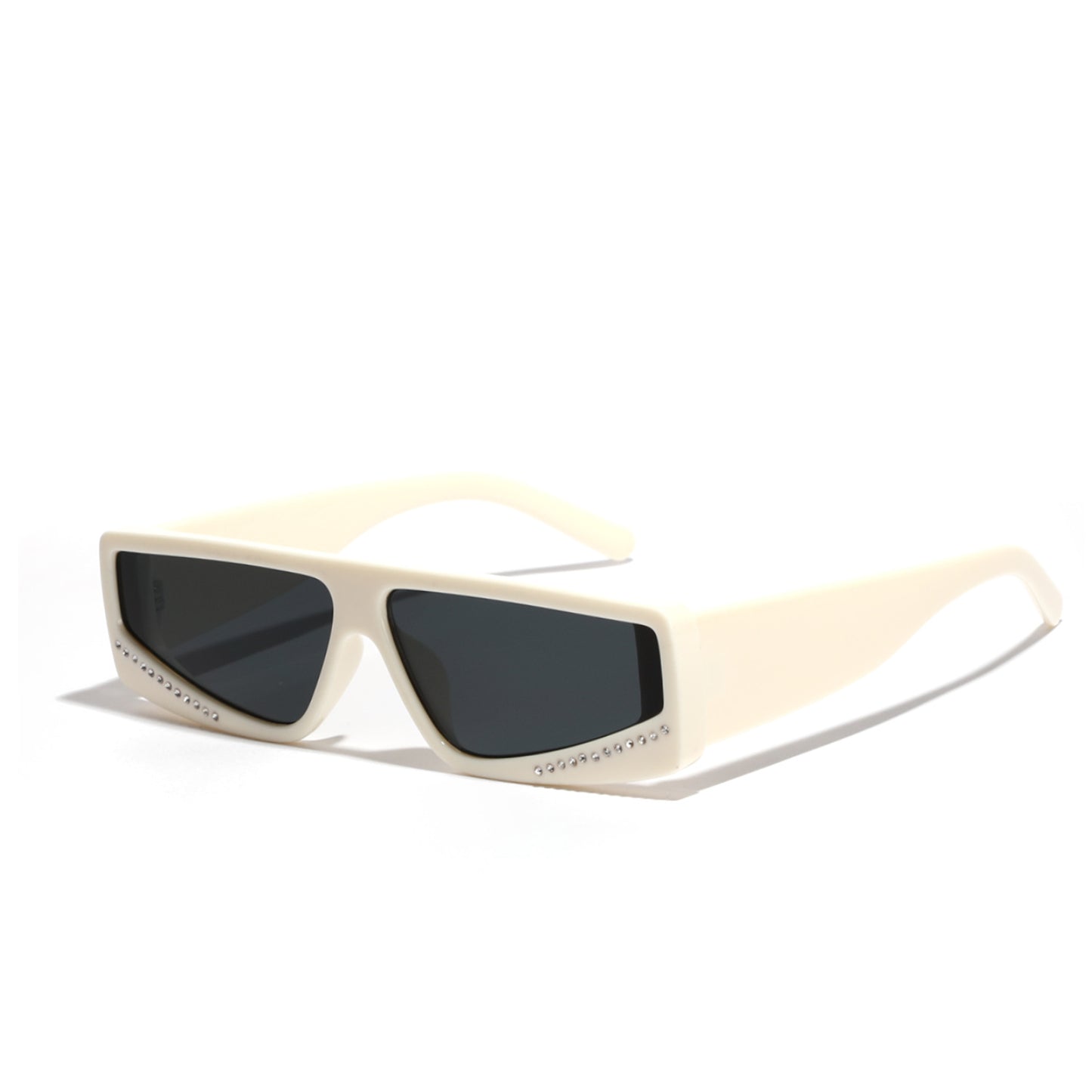 Damen oversized Sonnenbrille mit futuristischer Form und stylischen Verzierungen Brehn