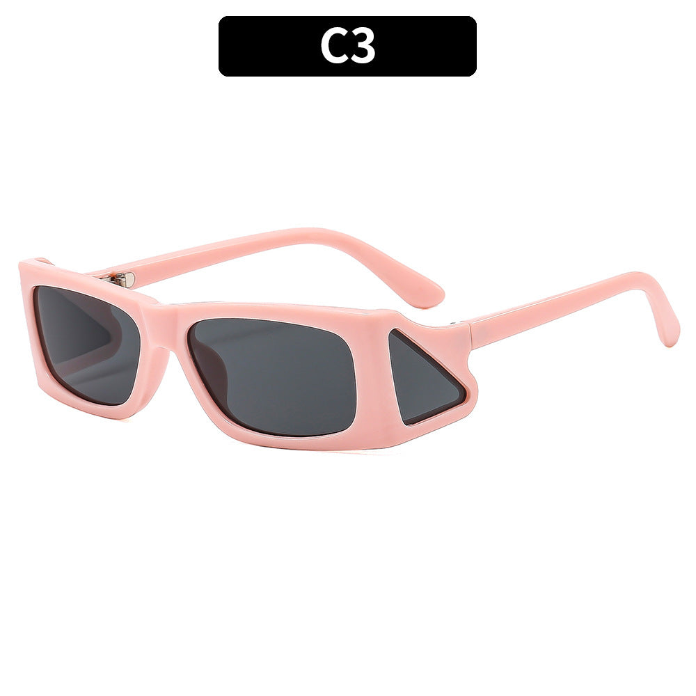 Futuristische Geometrische Schild Sonnenbrille  1787664004