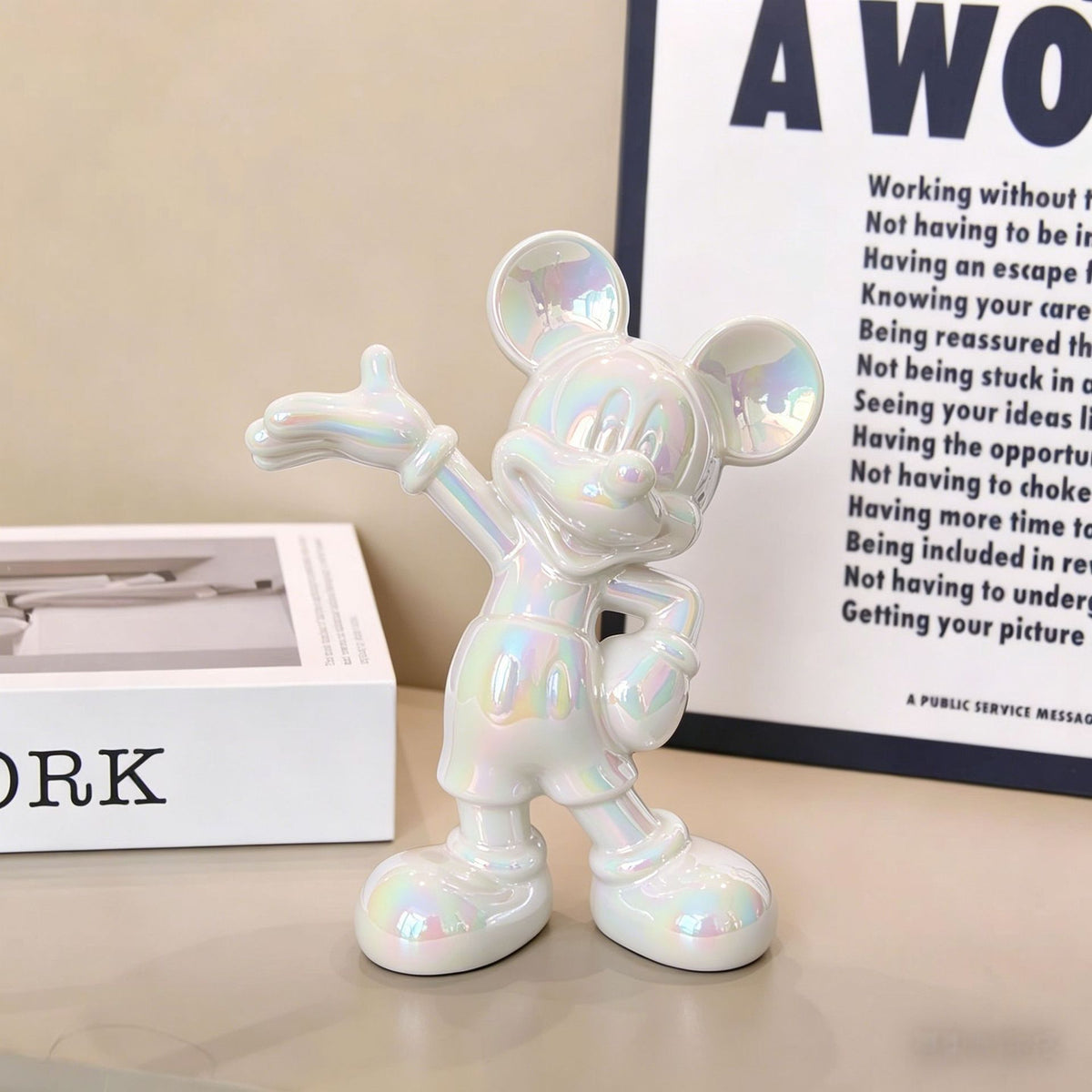 Dekorative Metallfigur Skulptur für die Heim-Dekoration